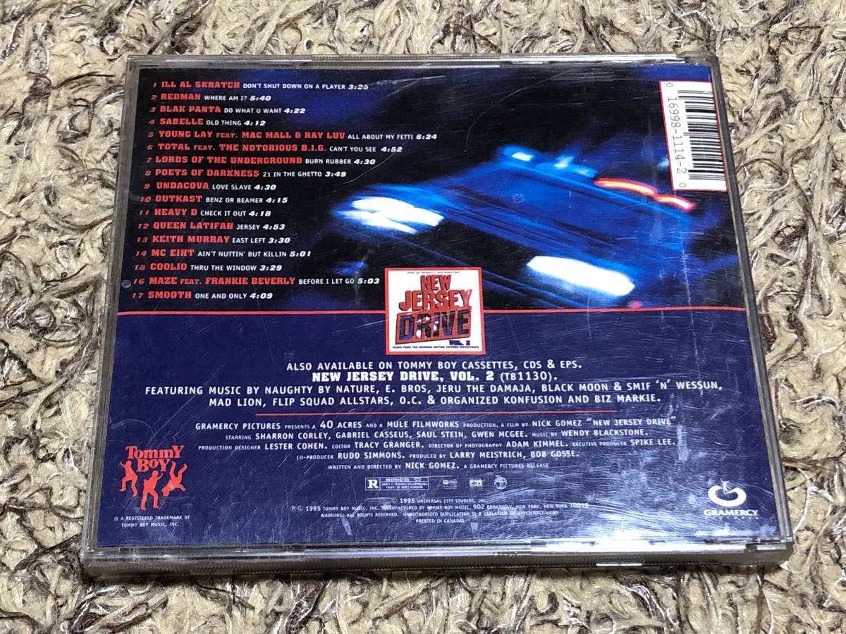 New Jersey Drive Vol. 1 (USA , Canada盤) TBCD 1114 Ill Al Skratch , Redman , Total , Notorious B.I.G. , Lords Of The Underground_画像3