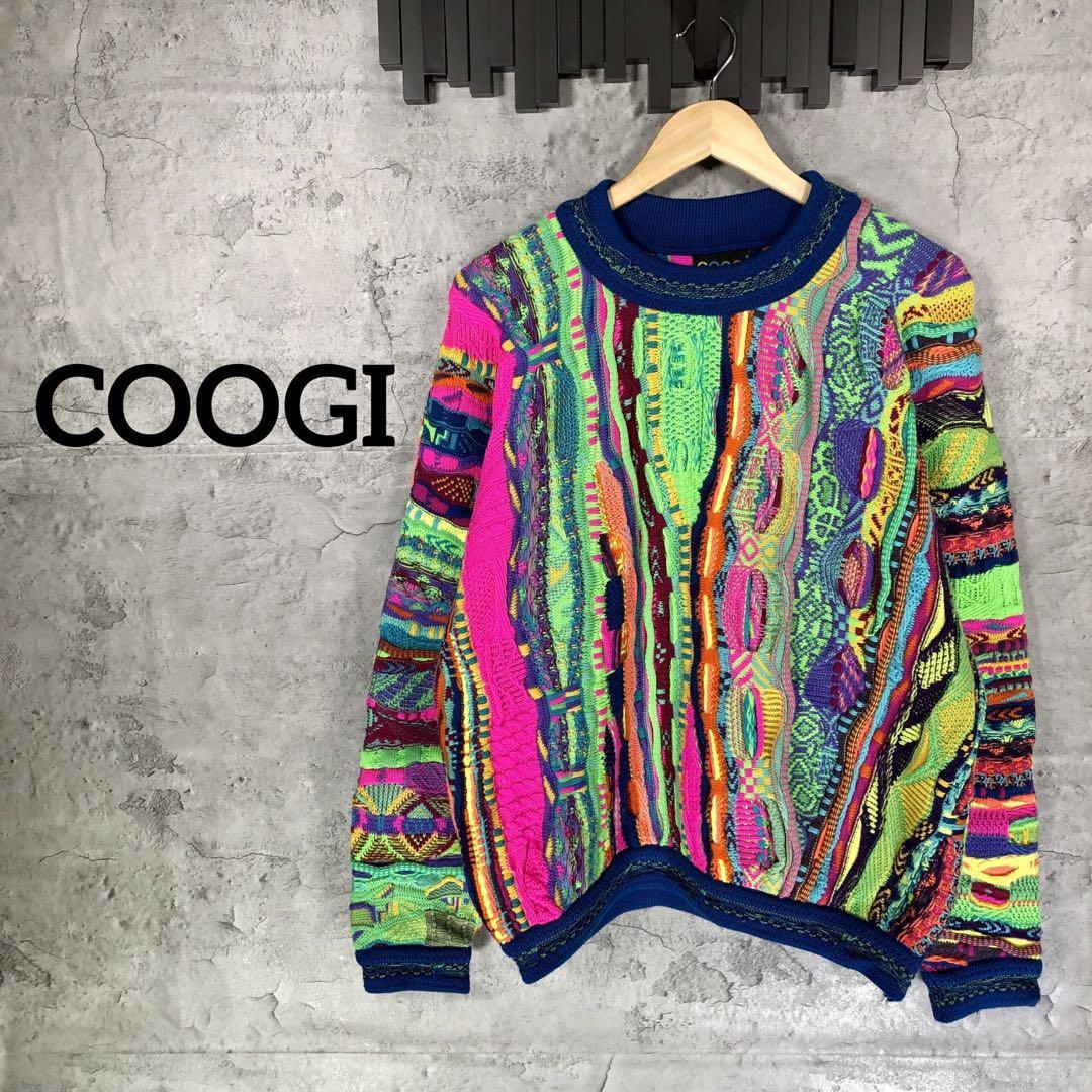 ファッション通販】 【スペシャル】coogi クージー 原色系 立体構造 編