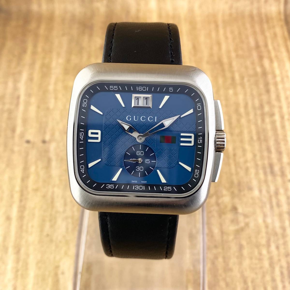 リターンで 【1円〜】GUCCI グッチ 腕時計 メンズ クーペ 131.3 ビッグ