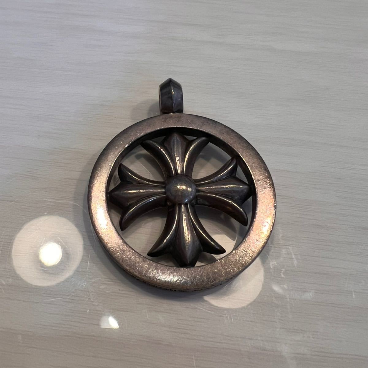 CHROME HEARTS クロムハーツ CHプラス クロス メダリオン ペンダント
