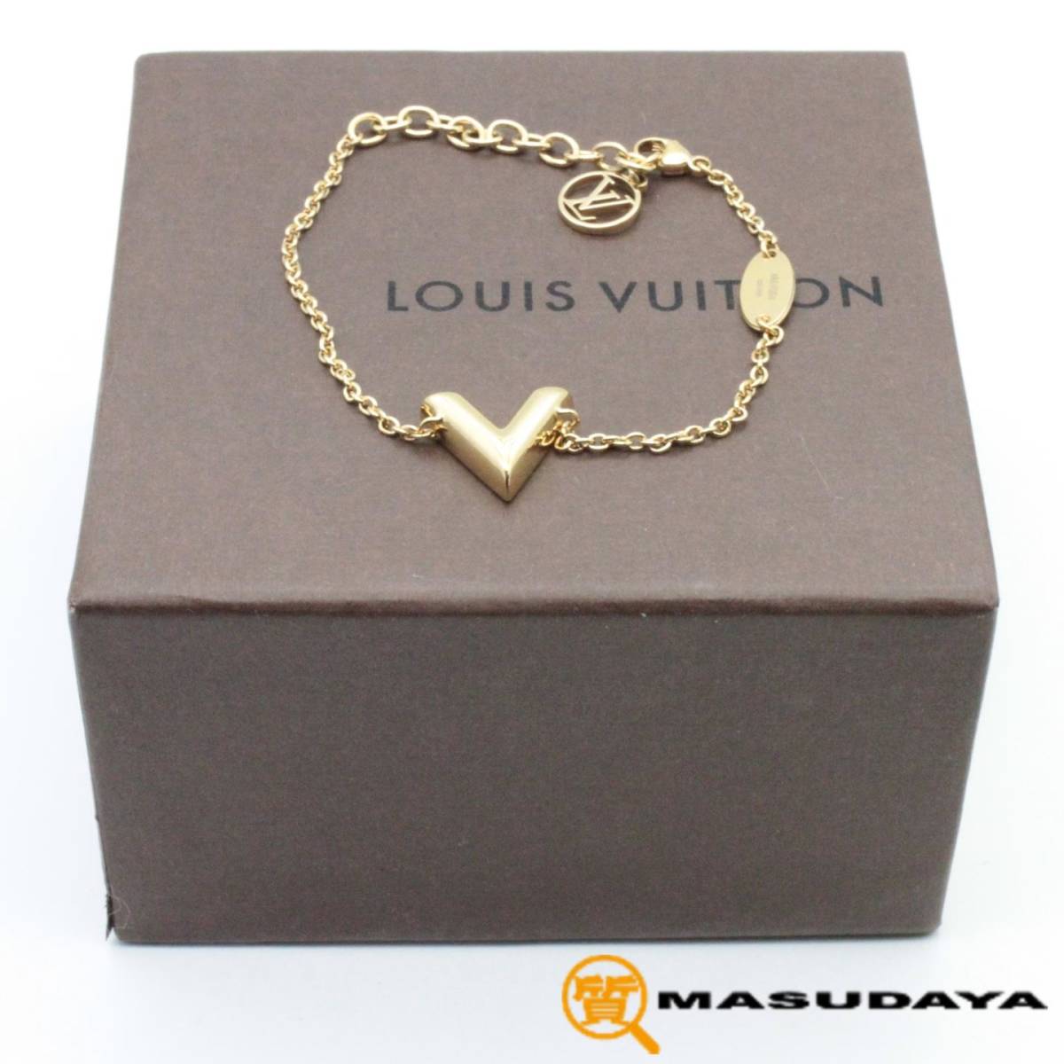 Louis Vuitton Essential v supple bracelet (M63198, M61084, M80138)