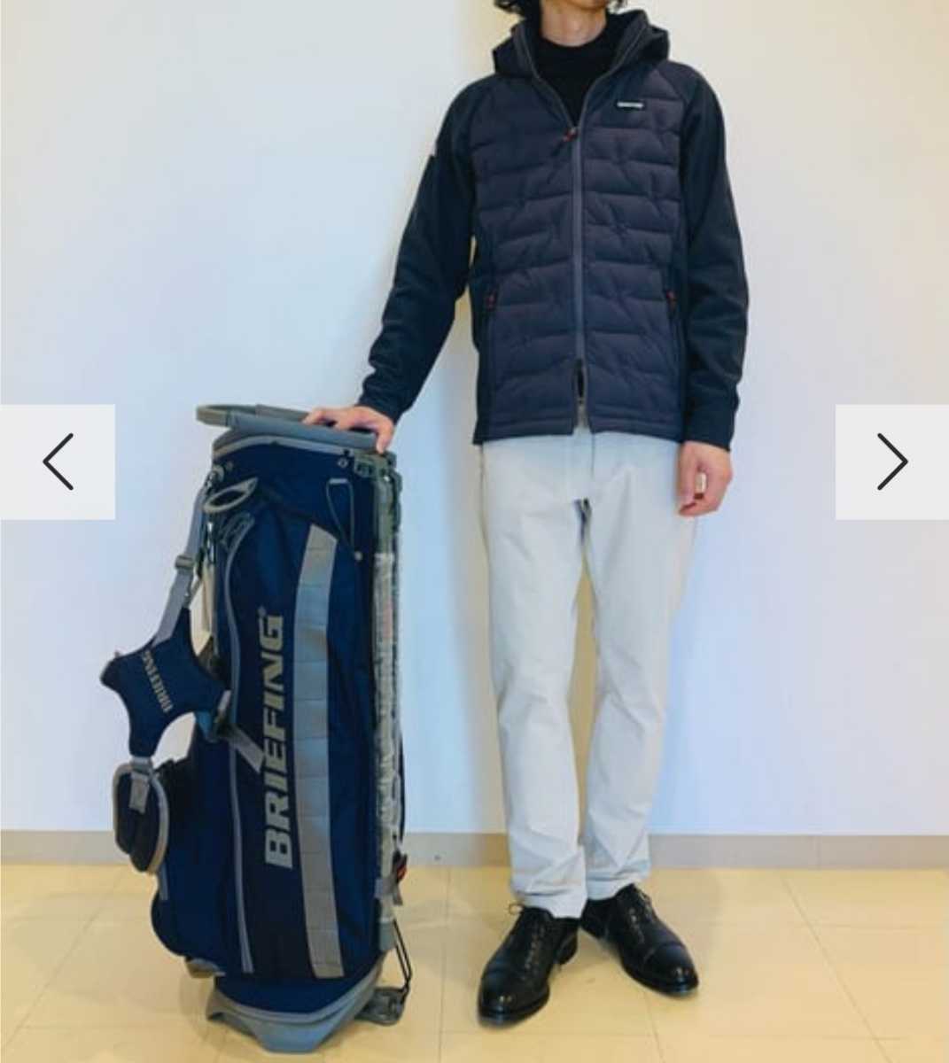 22AW新作 ブリーフィング BRIEFING MENS HYBRID DOWN PARKA ネイビー L