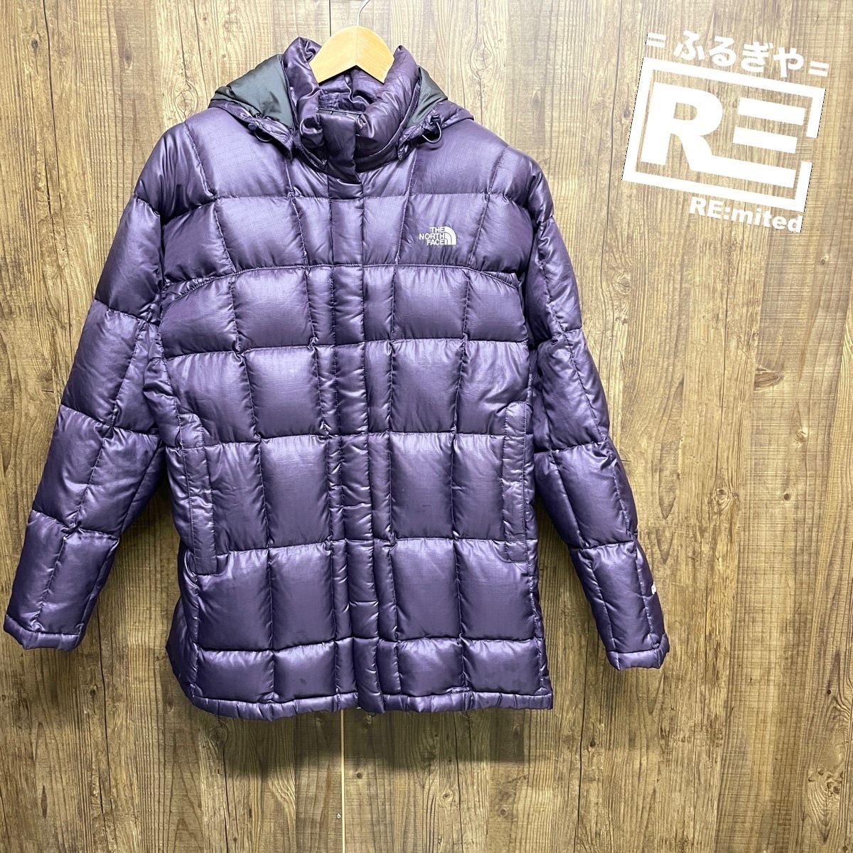 THE NORTH FACE ノースフェイス レディース ダウンジャケット 600フィル パープル XL アウトドア