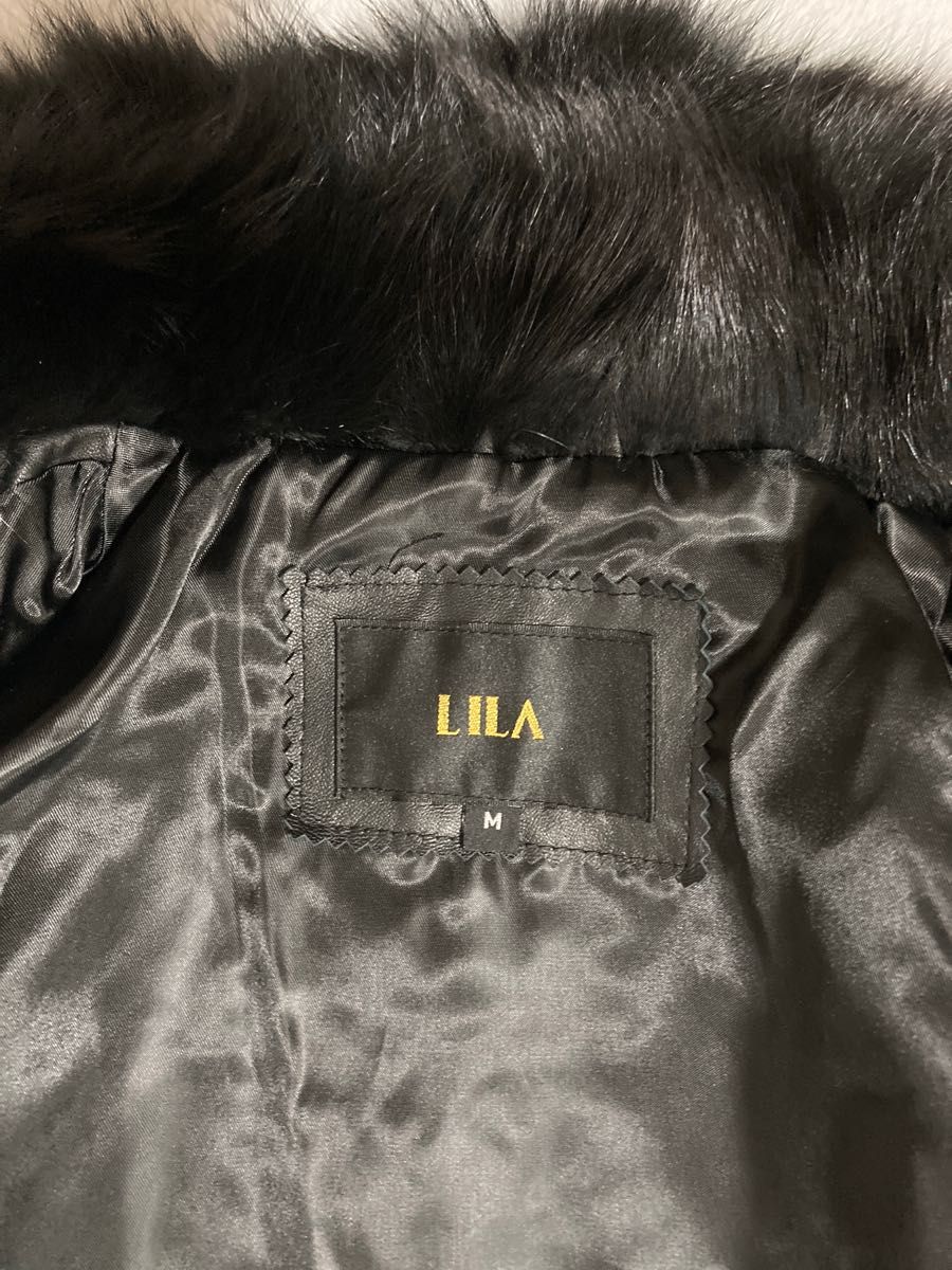 LILA リラ 羊革 本革 レザージャケット レザーコート ブルーフォックス