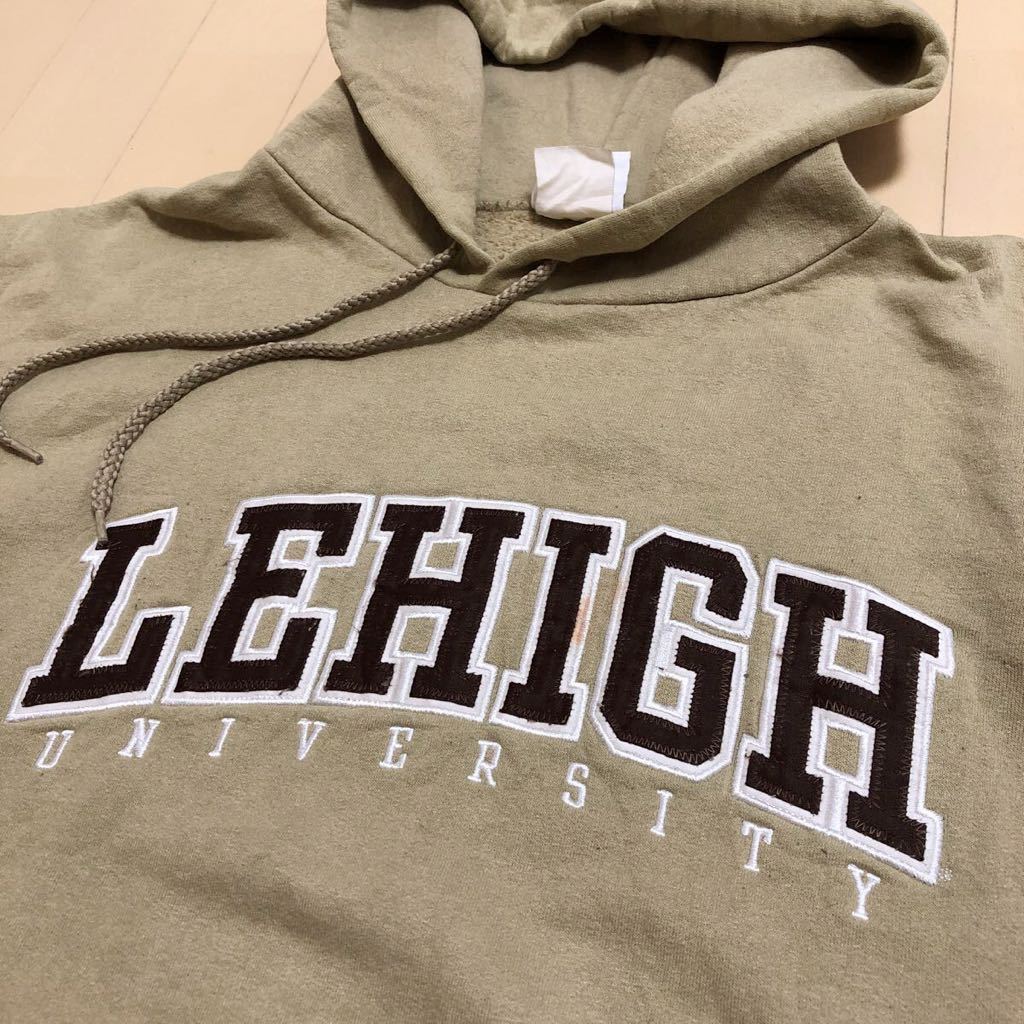 90's◇Champion /チャンピオン メンズM スウェット パーカー 裏起毛 トップス トレーナー ビッグロゴ LEHIGH カレッジ アメカジ USA古着_画像5