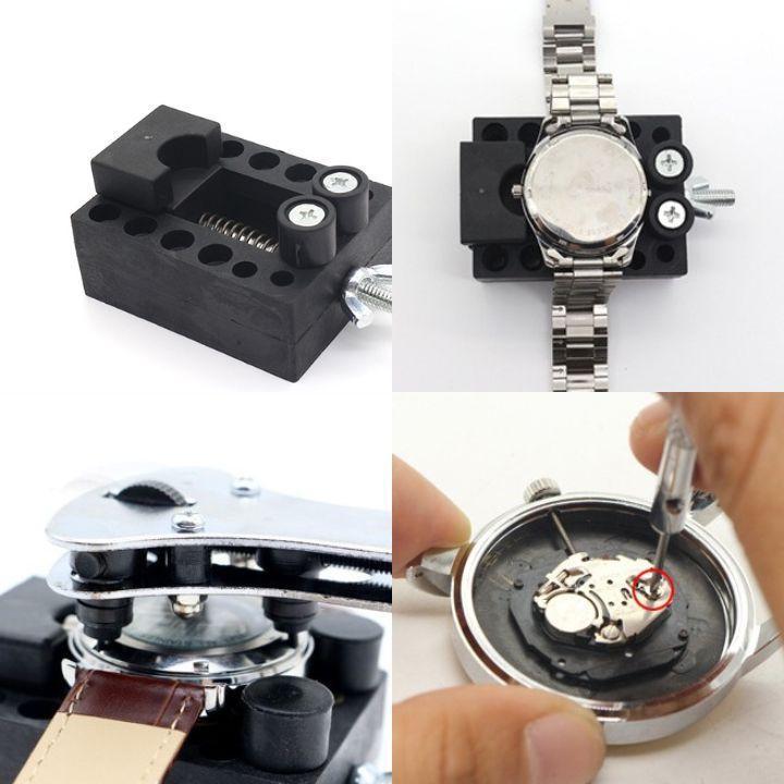 値段 腕時計 工具 147点セット 修理 電池交換 調整 ベルト バンド コマケース付