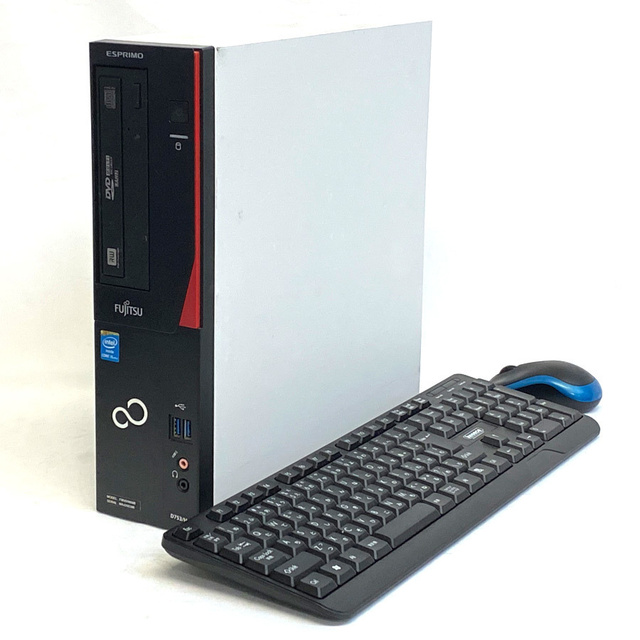 富士通 高性能パソコン本体　Corei7-第4世代・8GB・SSD256GB・DVDマルチ・Win11・Office2021・無線LAN・キーボード・マウス_画像1