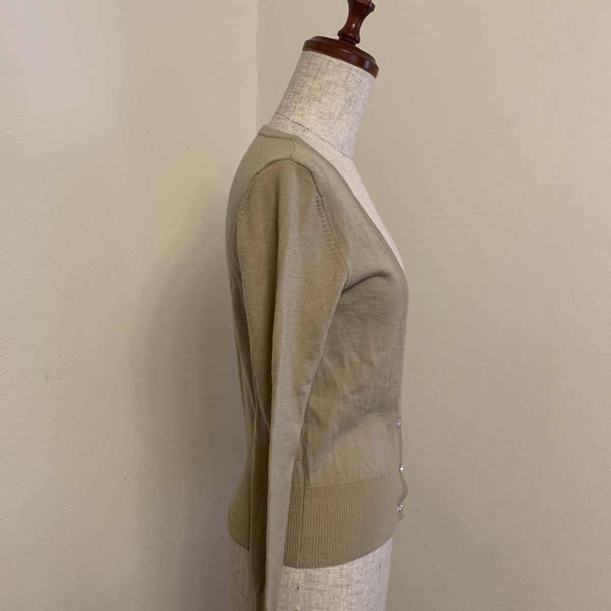 * COURREGES cardigan 38V neck cardigan 