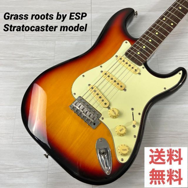4413】 grass roots by ESP Stratocaster ホビー、カルチャー 楽器
