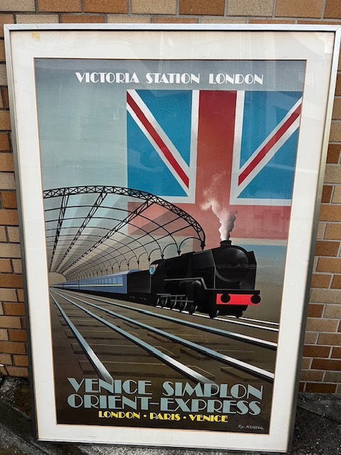 (JT2301)VICTORIA STATION LONDON Poster（FIX-MASSEAU81) Size Fram 710x1060 写真が全て_画像1