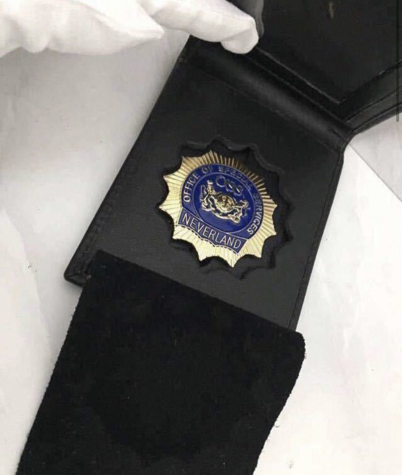 (マ-2) 激レア 本物 ネバーランド警備員バッジ MICHAEL JACKSON マイケルジャクソン NEVERLAND OSS BADGE Office of Special Services_画像3