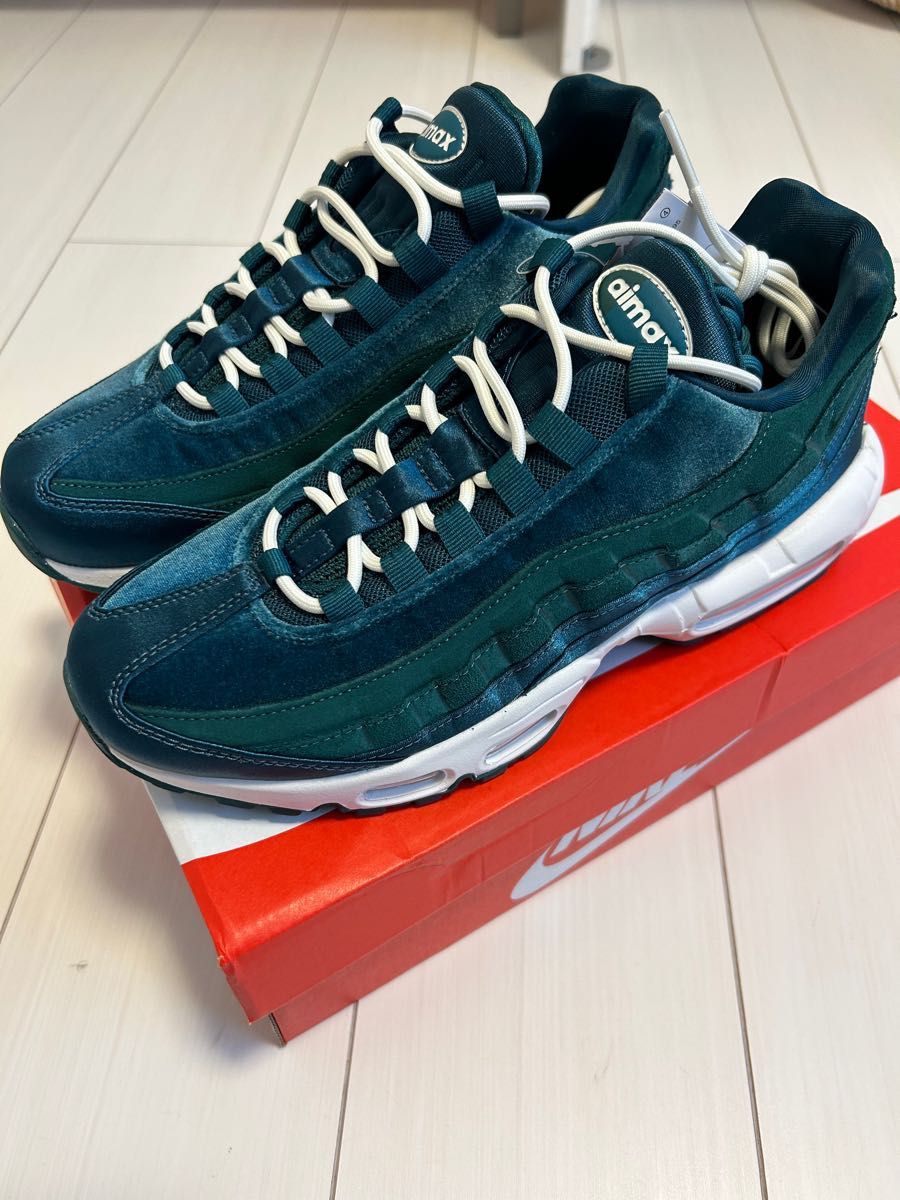 ナイキエアマックス95 NIKE AIR MAX ウィメンズ グリーンベルベット 27.5cm新品未使用