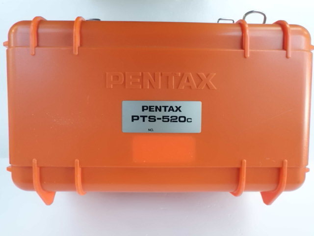 PENTAX ペンタックス トータルステーション PTS-520S 整準後測角(水平.垂直)測距(水平.斜.垂直)確認済 スレ.傷少なくキレイです 未校正品 _画像10