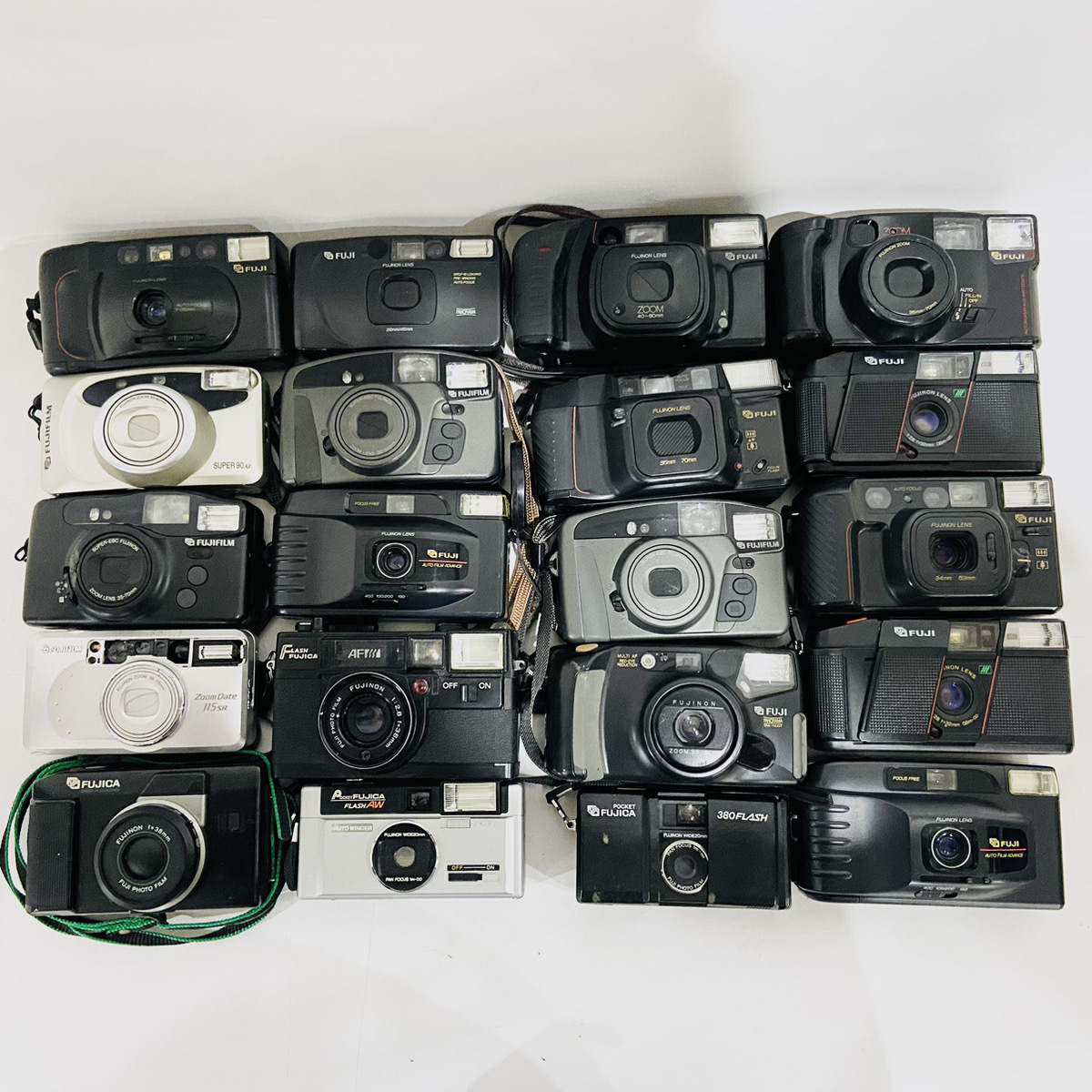 【R261】20個セット FUJI FUJICA FUJIFILM FALSH CARDIA SUPER DATE 290 DL-200 800 700 コンパクトカメラ フィルムカメラ 大量 まとめ売りの画像1