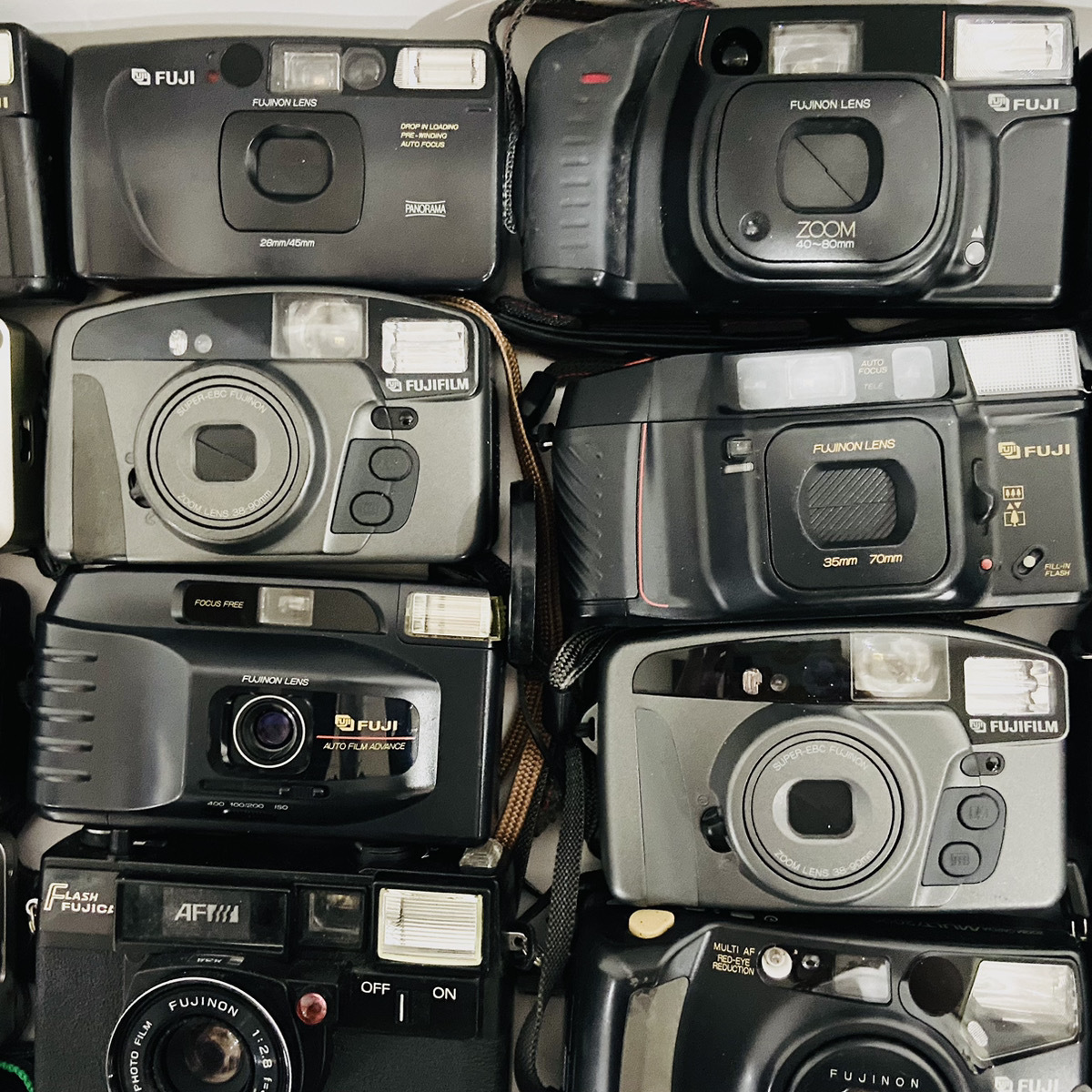 【R261】20個セット FUJI FUJICA FUJIFILM FALSH CARDIA SUPER DATE 290 DL-200 800 700 コンパクトカメラ フィルムカメラ 大量 まとめ売りの画像4