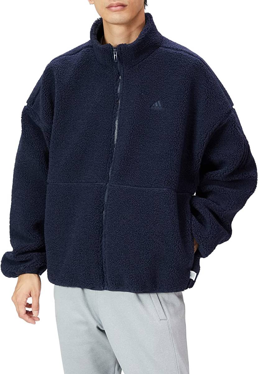 新品 XL adidas アディダス メンズ ボア ジャケット WL905 レジェンド