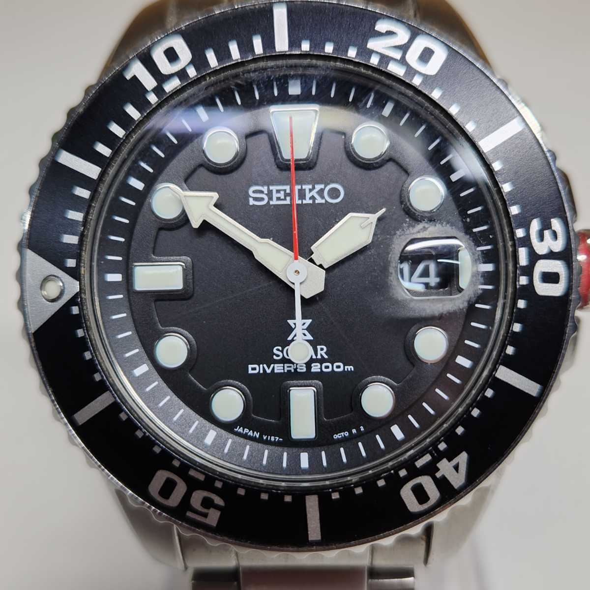 SEIKO ソーラー V157-0BT0 プロスペックス 200M デイト WEB限定カラー