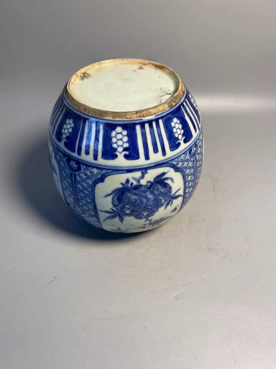 逆輸入 時代景徳鎮窯 花瓶 旧家蔵出 箱付景徳鎮 時代物陶磁器 中国古玩