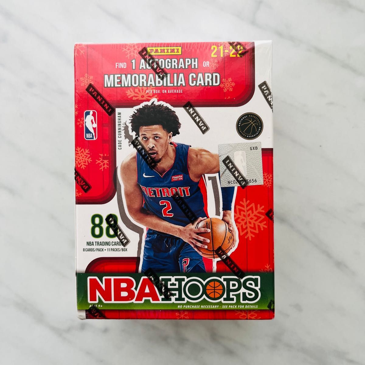 2021-2022 Panini NBA Hoops Basketball Holiday Blaster Box-