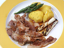  Hokkaido name production . duck meat (....) duck .. slice 160g( Hokkaido production .. meat ) beautiful taste .. duck meat 