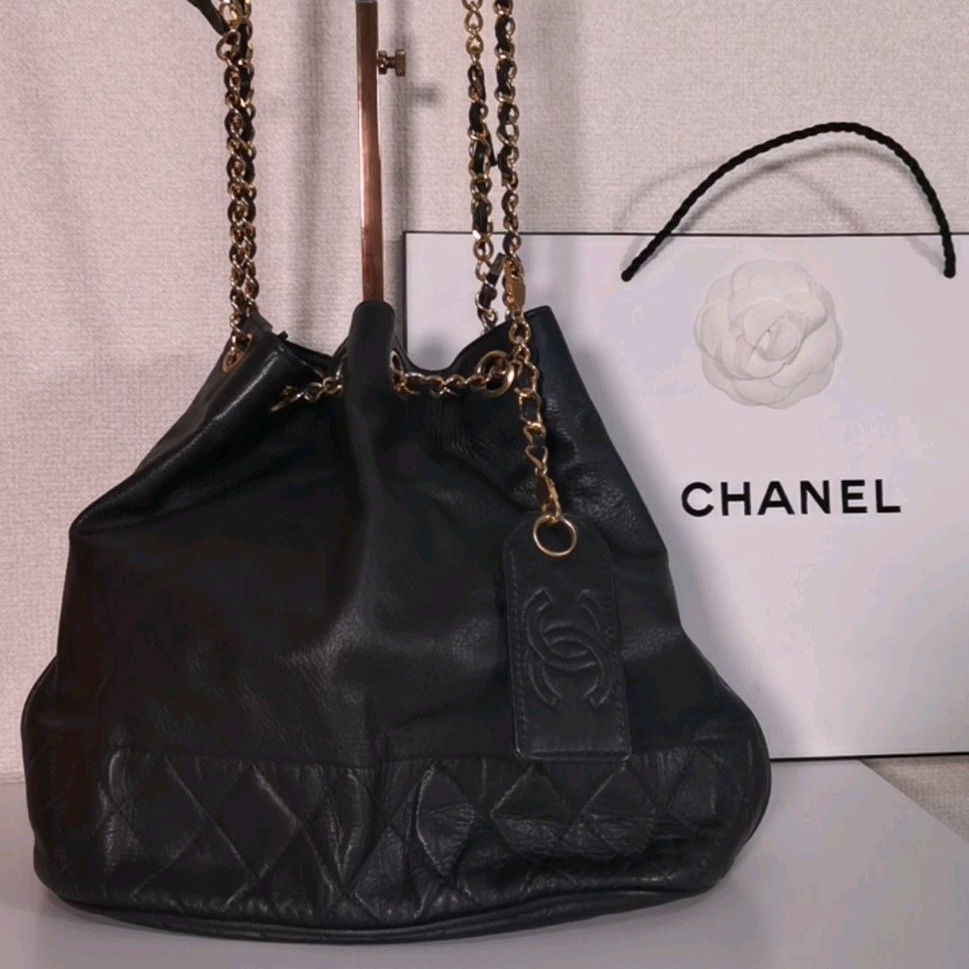 レア品】シャネルCHANEL チェーンショルダーバッグ 肩掛けトートバッグ