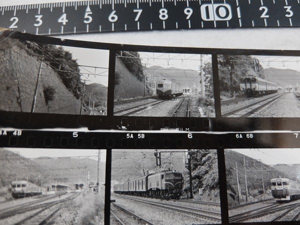Eg09/古い鉄道写真 コンタクトシート 昭和 18コマの画像2