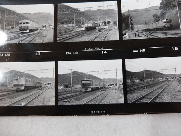 Eg09/古い鉄道写真 コンタクトシート 昭和 18コマの画像4