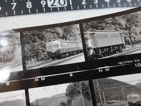 Eg09/古い鉄道写真 コンタクトシート 昭和 18コマの画像3