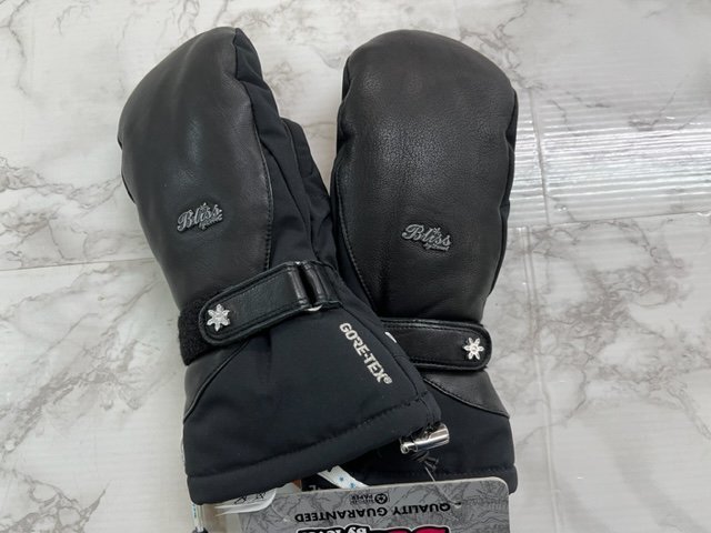 1★未使用品！ LEVEL(レベル) BLISS i-CRYSTAL GORE-TEX MITT ブラック XXS(6) 手袋 グローブ 全国送料510円 [札幌・店頭引き取り可]★2046