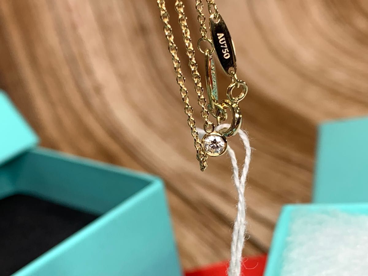 ティファニー バイザヤード ダイヤモンド ネックレス 18k 腕時計
