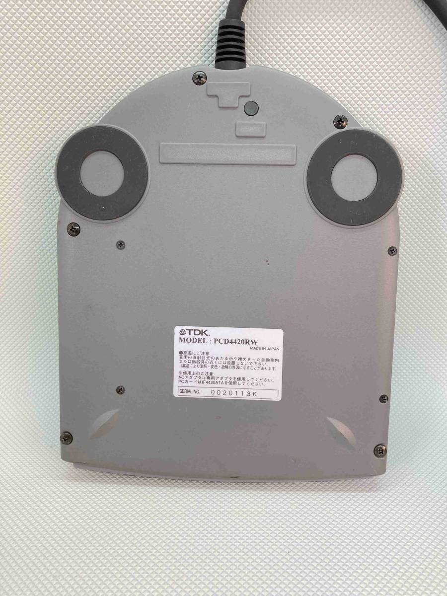 A5089*TDK CD-R/RW Drive INTERFACECARD IF4420ATA PCD4420RW attached outside [ Junk ]