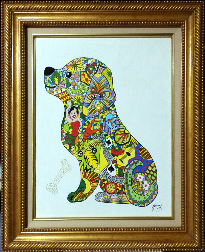 Yahoo!オークション - 絵画 ジミー大西 手書き絵画//表裏に Yahoo!オークション - 絵画 ジミー大西 手書き絵画//表裏に