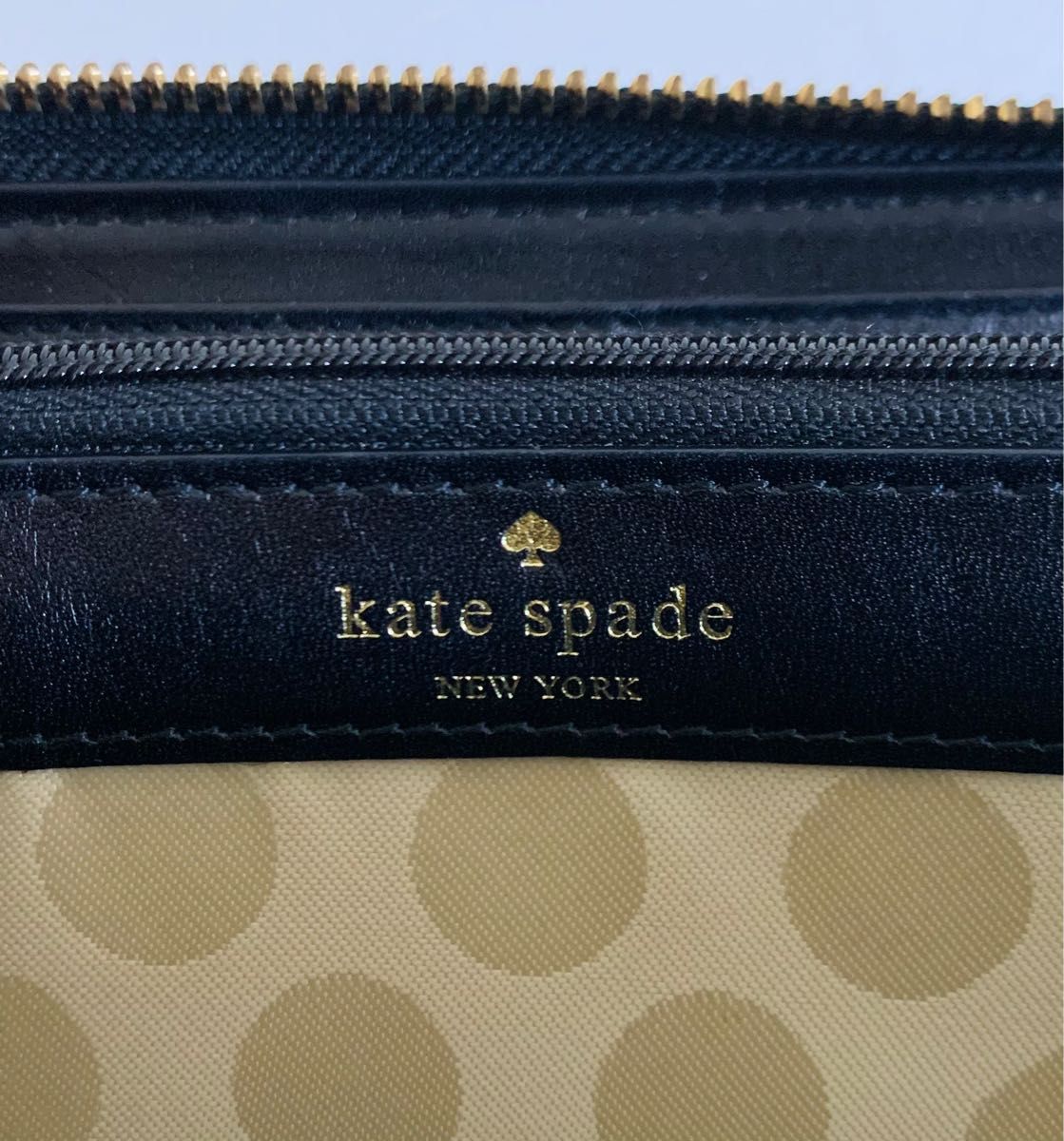 送料込★ケイトスペード 長財布 リボン ラウンドファスナー kate spade