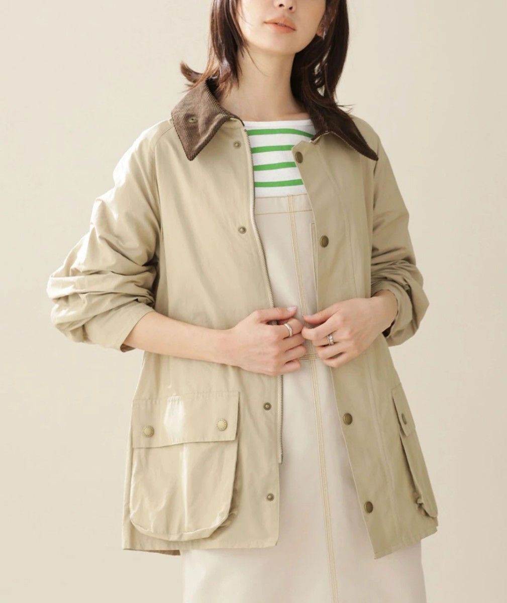 レビューで送料無料 ジップアップブルゾン 36サイズ Barbour バブアー