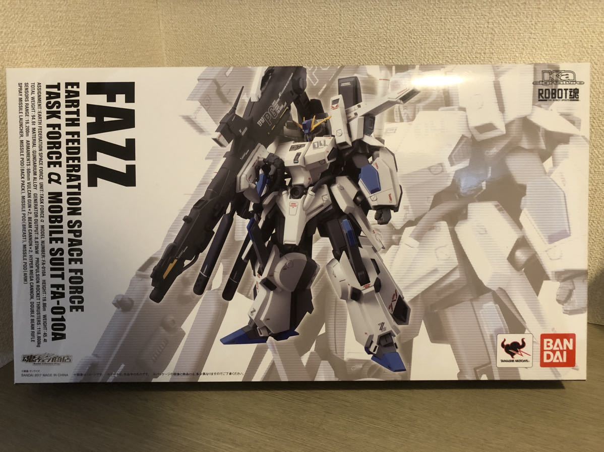 ROBOT魂 Ka signature FAZZ ガンダムセンチネル 魂ウェブ　ロボット魂　パッケージ新品未開封GUNDAM Ex-Sガンダム _画像2