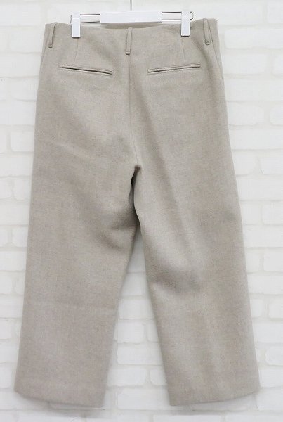 3P1743/AURALEE A20AP02LM LIGHT MELTON WIDE SLACKS オーラリー ライトメルトンワイドスラックス パンツ_画像3