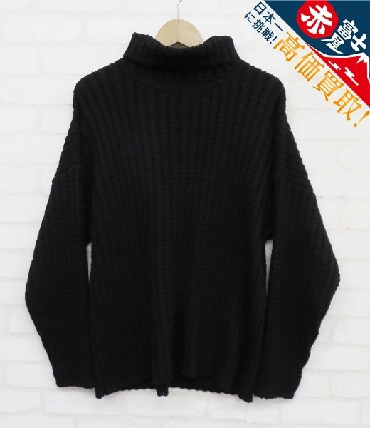 6T9695/Painted Blank Turtle Neck Knit Kelly ペインテッドブランク 