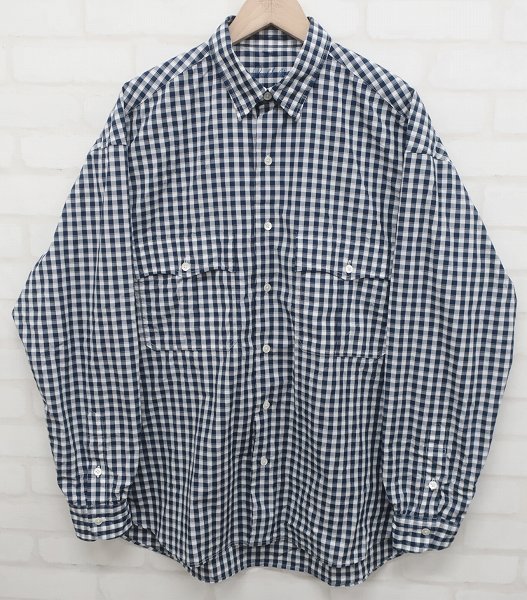開店記念セール! PorterClassic ROLLUP GINGHAMCHECK SHIRT赤 ai-sp.co.jp