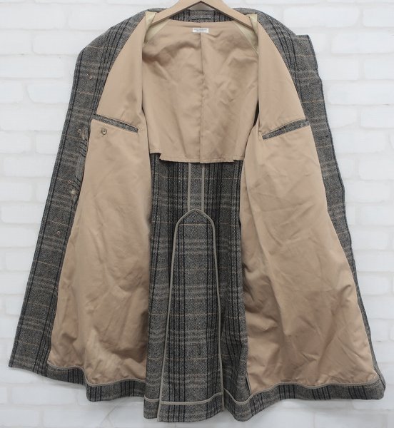 3J1125/PHIGVEL BELTED BAL COLLAR COAT PMAI-OT03 フィグベル ベルテッドバルカラーコート