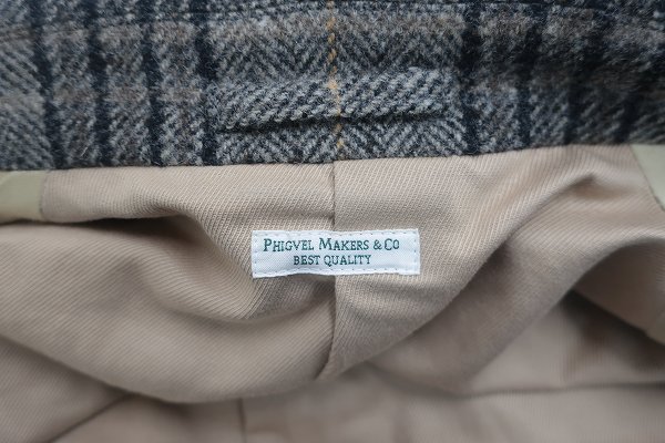 3J1125/PHIGVEL BELTED BAL COLLAR COAT PMAI-OT03 フィグベル ベルテッドバルカラーコート