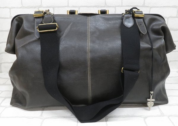 1B5549 MOUSTACHE レザードクターバッグ ムスタッシュ ボストンバッグ