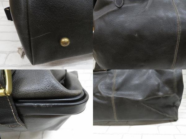 1B5549 MOUSTACHE レザードクターバッグ ムスタッシュ ボストンバッグ