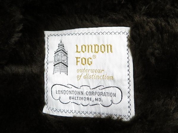 3J1145/LONDON FOG ファーライニングオーバーコート ロンドンフォグ_画像5