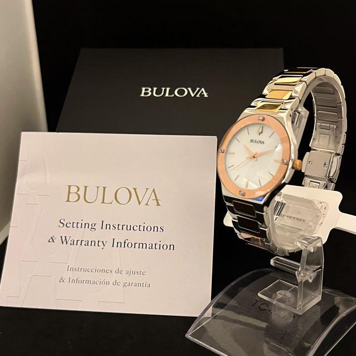 最高級 【綺麗】BULOVA/ブローバ/レディース腕時計/お洒落/展示品特価