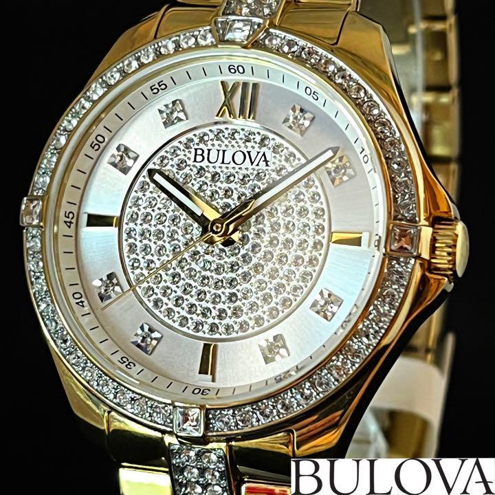 ゴージャス】BULOVA/ブローバ/レディース腕時計/お洒落/展示品特価