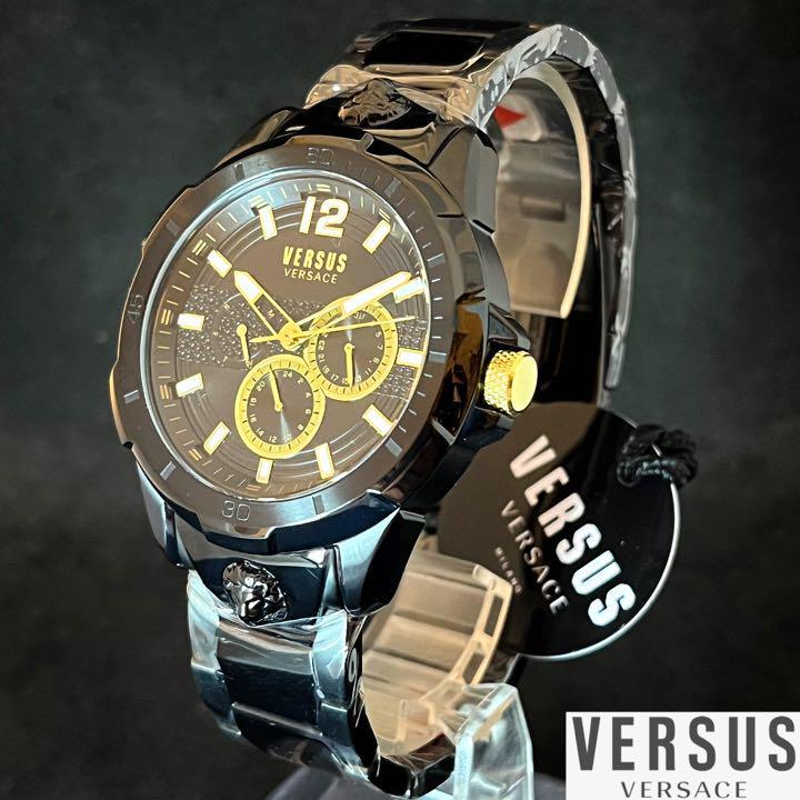 ブラック色!】Versus Versace/ベルサスベルサーチ/腕時計/新品 
