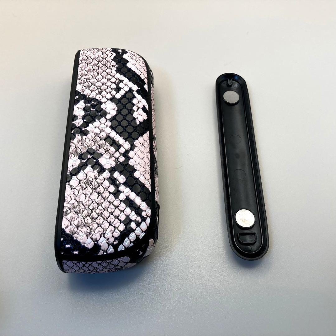 iqos イルマ アイコス 専用 ケース ドアカバー セット 蛇 柄 ヘビ 型