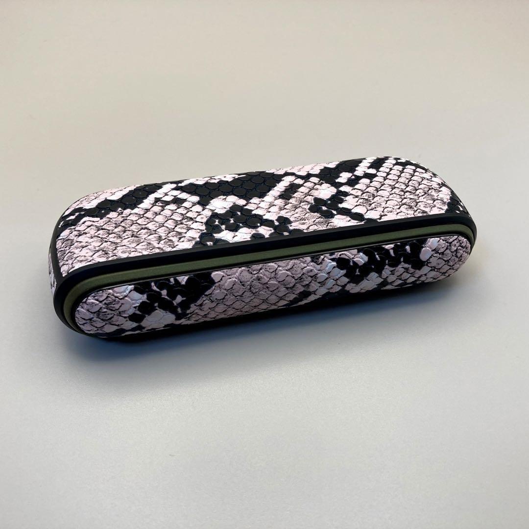 iqos イルマ アイコス 専用 ケース ドアカバー セット 蛇 柄 ヘビ 型