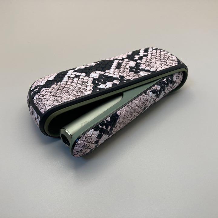iqos イルマ アイコス 専用 ケース ドアカバー セット 蛇 柄 ヘビ 型