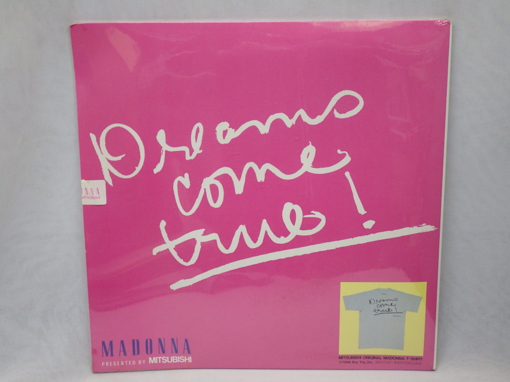 未開封品 MADONNA マドンナ Tシャツ Dreams come true 三菱 Hi-Fi Video 1988年 当時物 希少の画像2